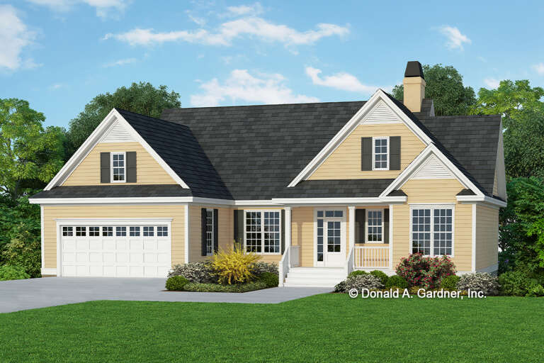 Country House Plan #2865-00072 Elevation Photo