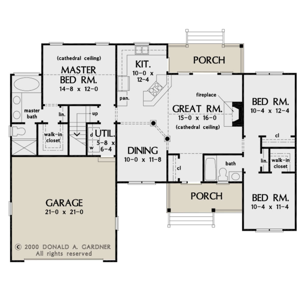 Main Floor  for House Plan #2865-00072