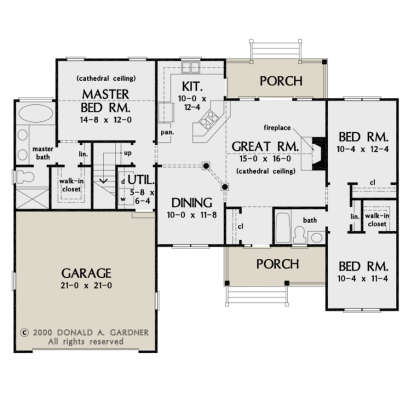 House Plan House Plan #26864 Drawing 1