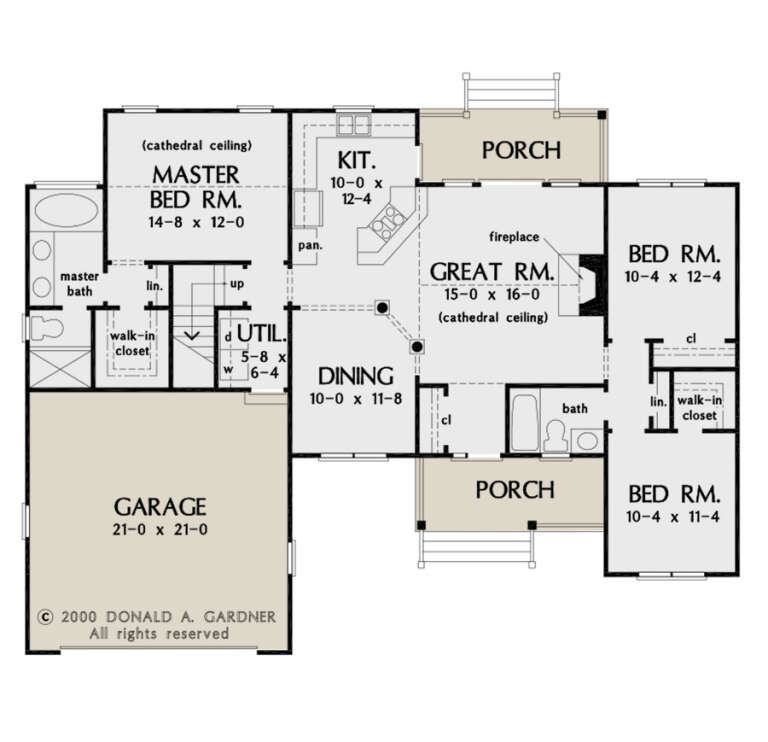 House Plan House Plan #26864 Drawing 1