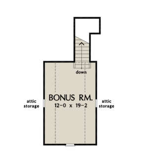 Bonus Room for House Plan #2865-00072