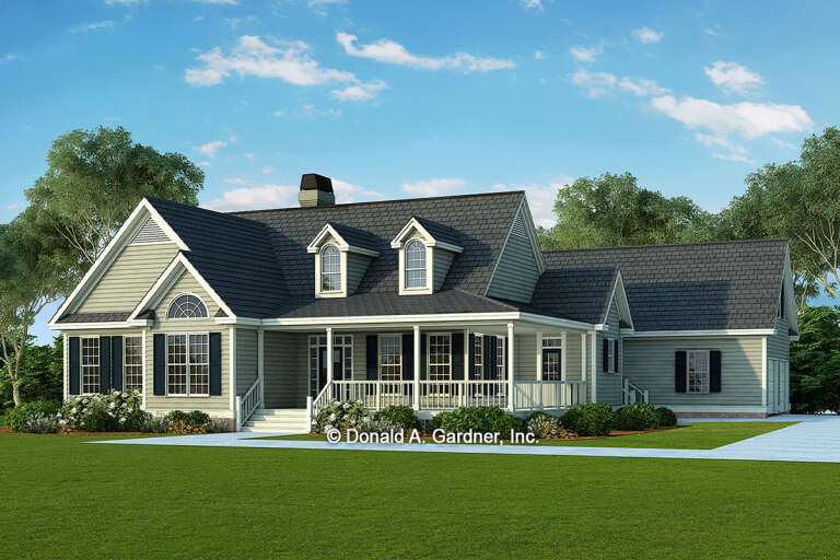 House Plan House Plan #26865 Front Elevation 