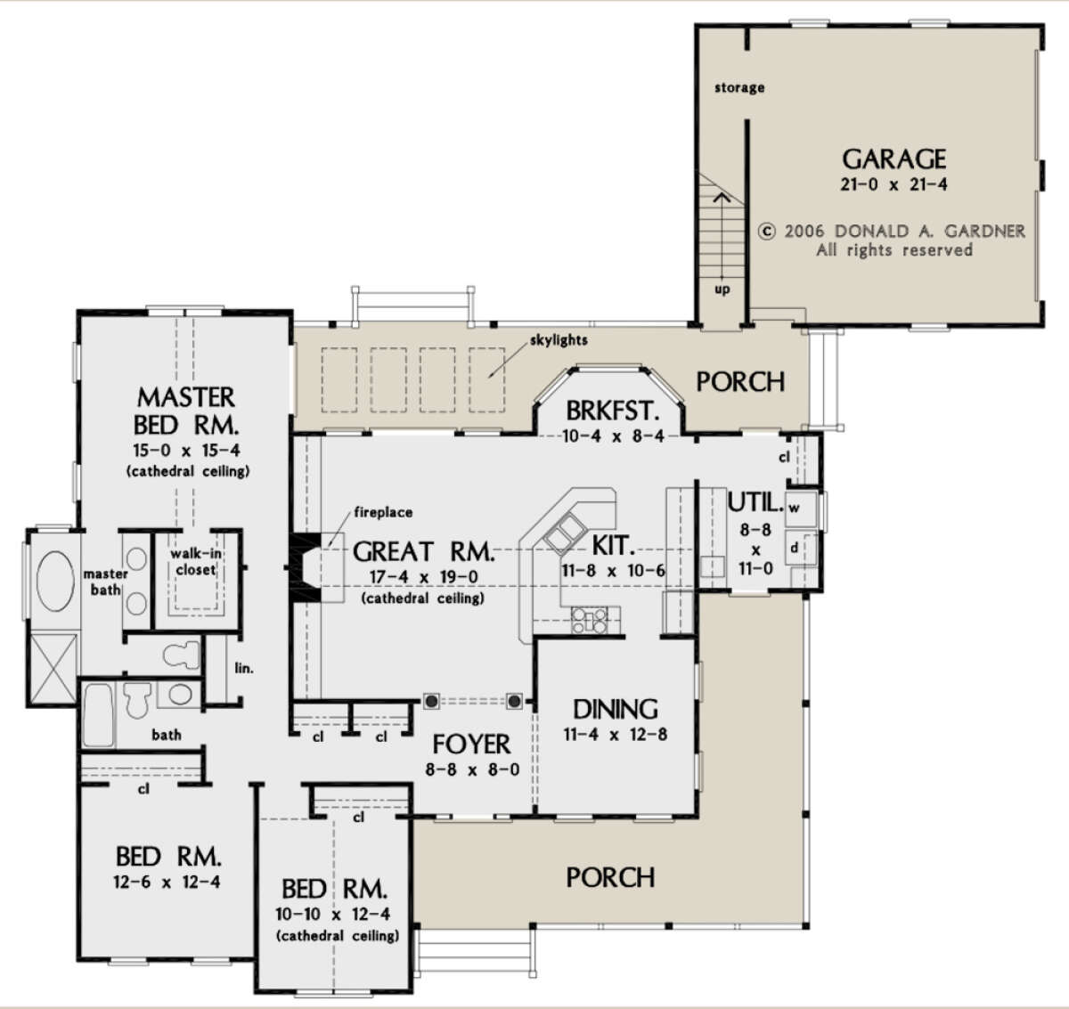 Main Floor  for House Plan #2865-00073