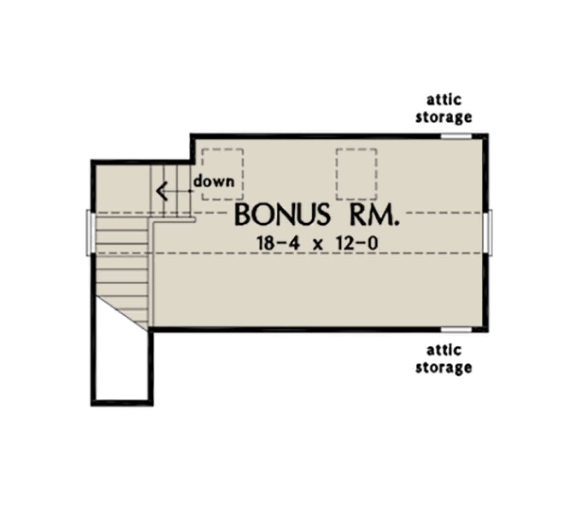 Bonus Room for House Plan #2865-00073