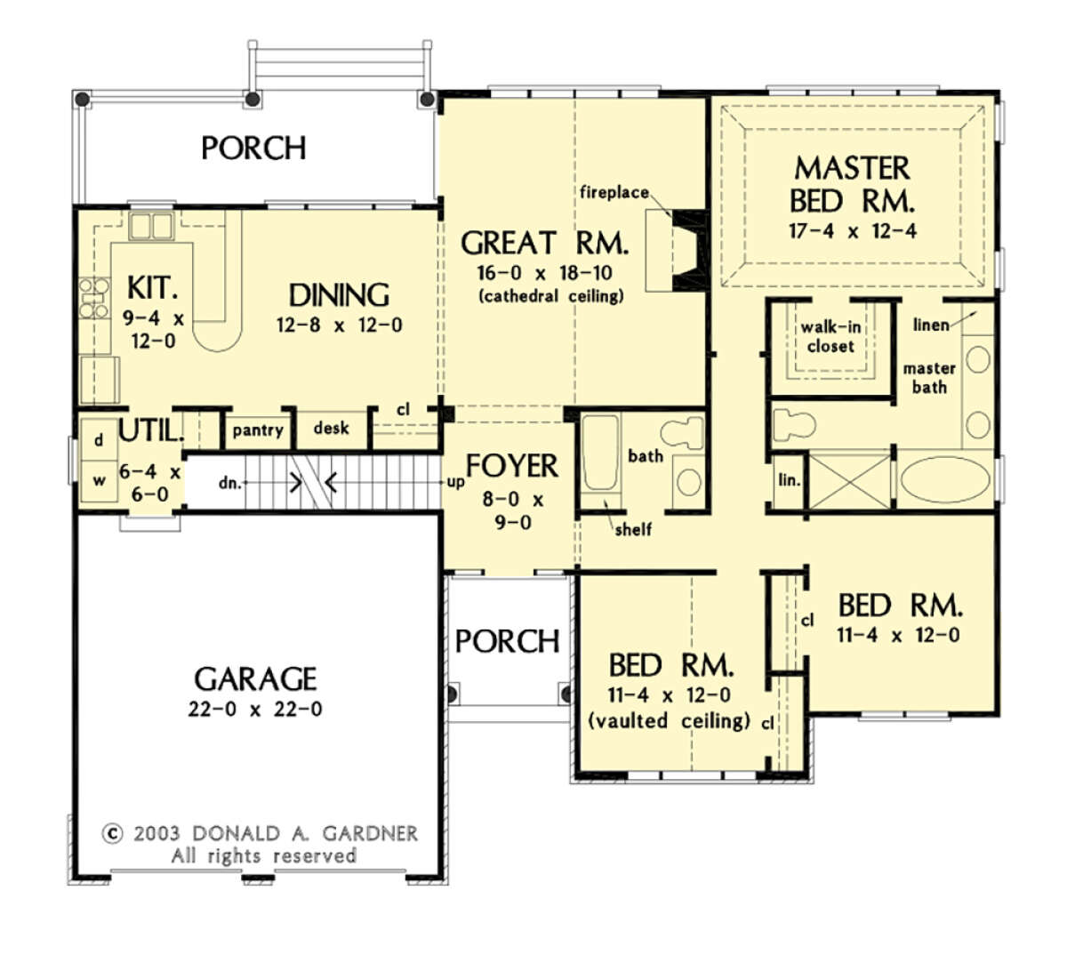 Main Floor  for House Plan #2865-00074