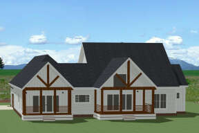 Modern Farmhouse House Plan #6849-00120 Elevation Photo