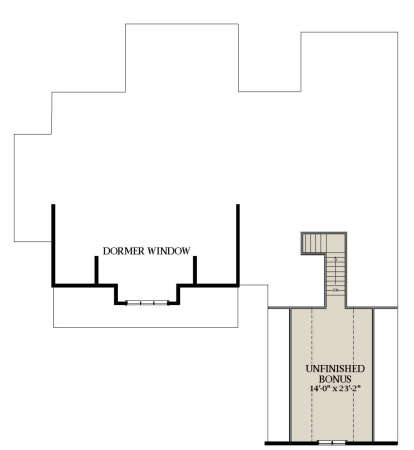 Bonus Room for House Plan #6849-00120