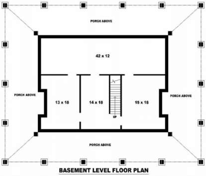 Floorplan 1 for House Plan #053-00366