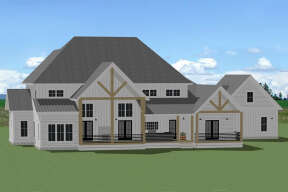 Modern Farmhouse House Plan #6849-00121 Elevation Photo