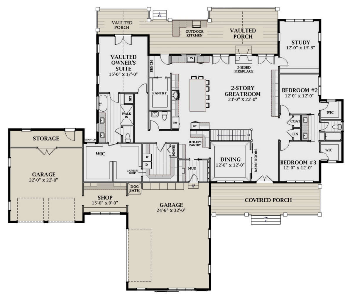 Main Floor  for House Plan #6849-00121