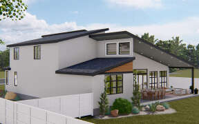 Contemporary House Plan #2802-00145 Elevation Photo