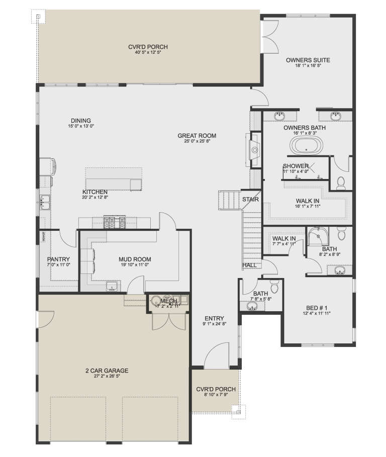 House Plan House Plan #26871 Drawing 1