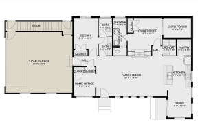 Main Floor for House Plan #2802-00146