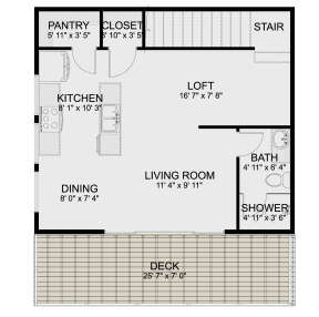 Second Floor for House Plan #2802-00146