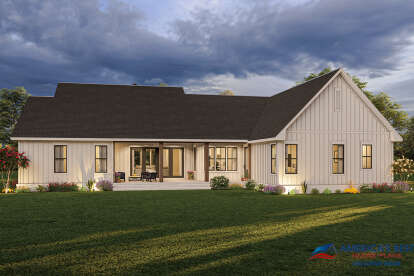 Modern Farmhouse House Plan #041-00274 Elevation Photo