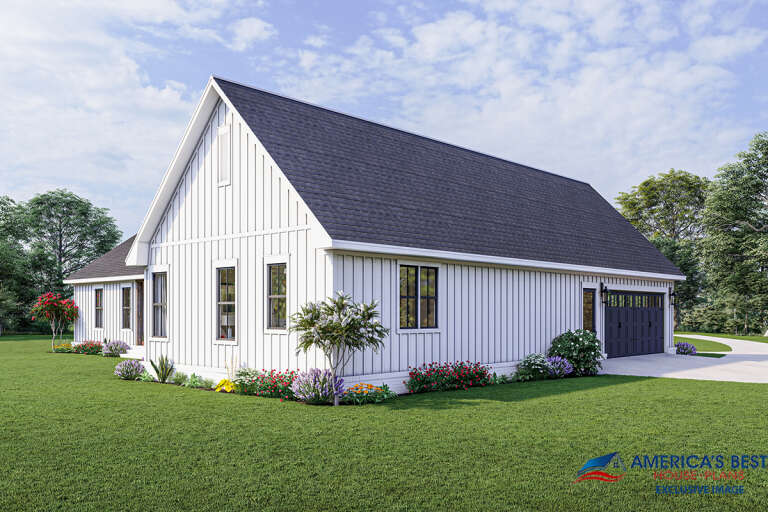 Modern Farmhouse House Plan #041-00274 Elevation Photo