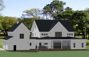 Modern Farmhouse House Plan #6849-00122 Elevation Photo