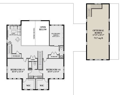 Second Floor for House Plan #6849-00122