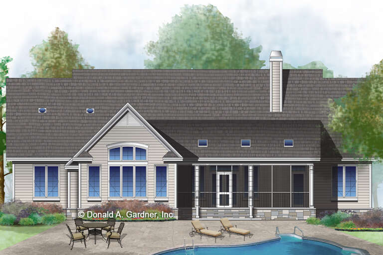 Country House Plan #2865-00078 Elevation Photo