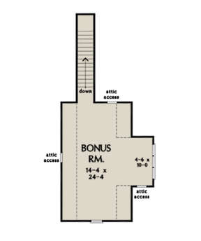 Bonus Room for House Plan #2865-00078