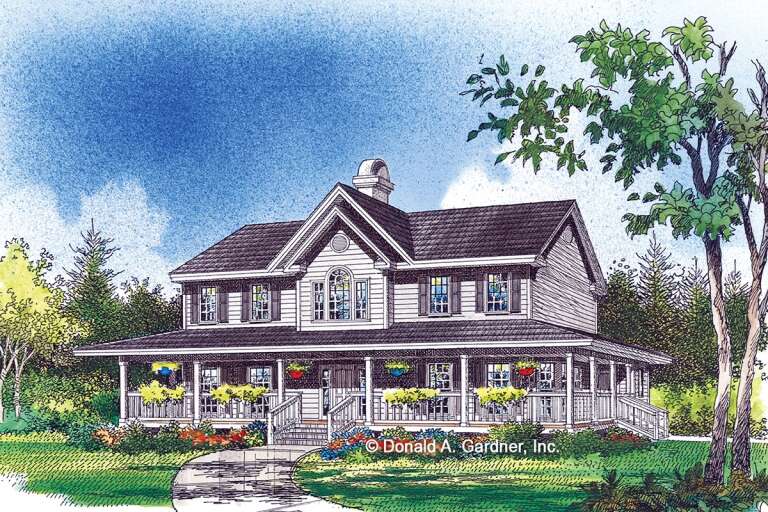 Country House Plan #2865-00079 Elevation Photo