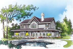 Country House Plan #2865-00079 Elevation Photo