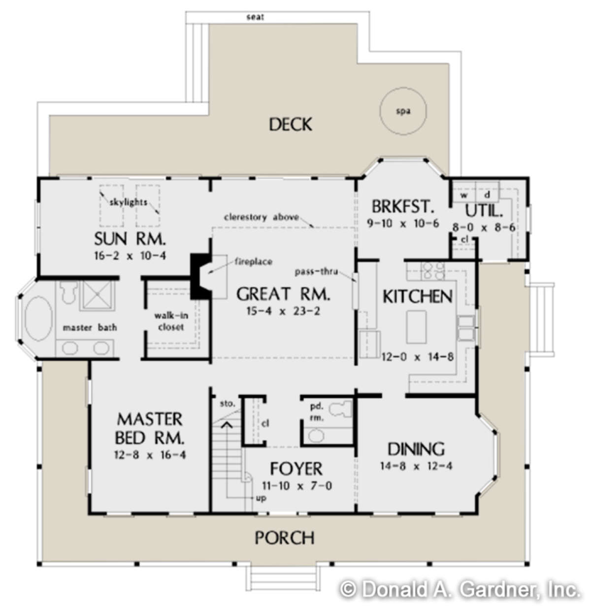 Main Floor  for House Plan #2865-00079