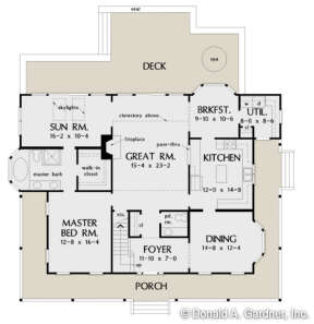 Main Floor  for House Plan #2865-00079