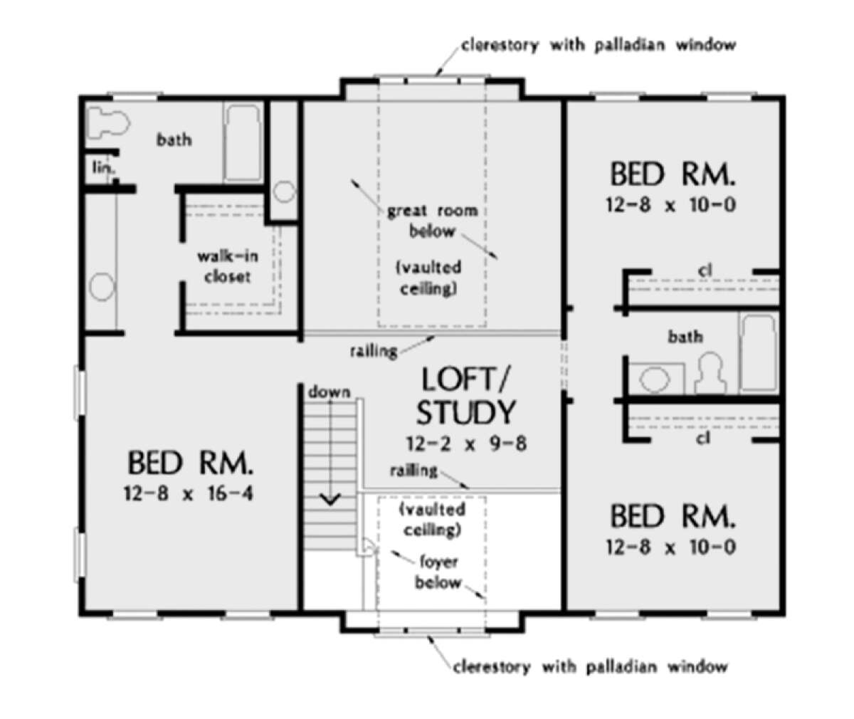 Second Floor for House Plan #2865-00079