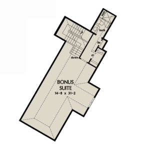Bonus Room for House Plan #2865-00080
