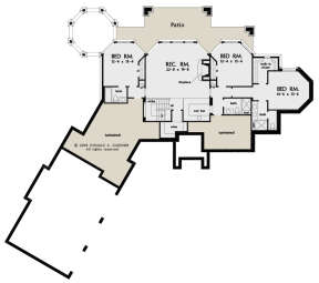 Basement for House Plan #2865-00080