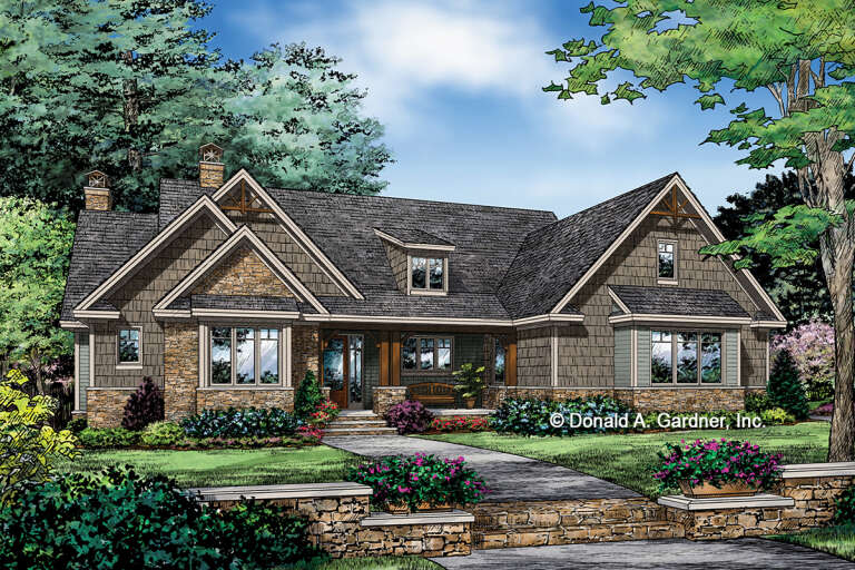 House Plan House Plan #26880 Front Elevation 