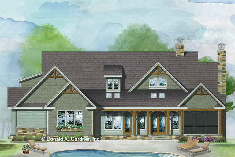 Craftsman House Plan #2865-00081 Elevation Photo