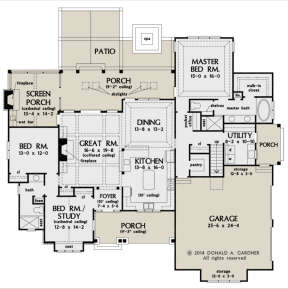 Main Floor  for House Plan #2865-00081