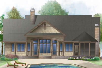 European House Plan #2865-00082 Elevation Photo