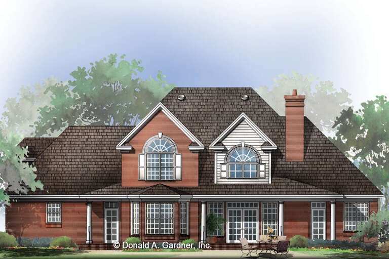 Colonial House Plan #2865-00083 Elevation Photo