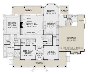 Main Floor  for House Plan #2865-00083