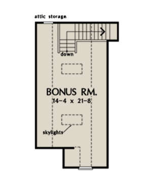 Bonus Room for House Plan #2865-00085
