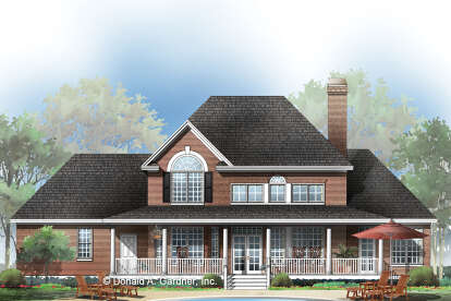 Traditional House Plan #2865-00086 Elevation Photo