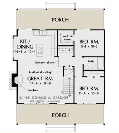 Main Floor  for House Plan #2865-00087