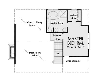 Second Floor for House Plan #2865-00087