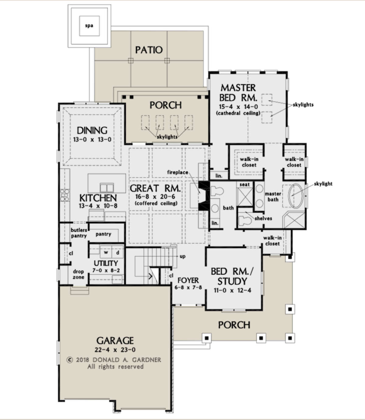 Main Floor  for House Plan #2865-00088