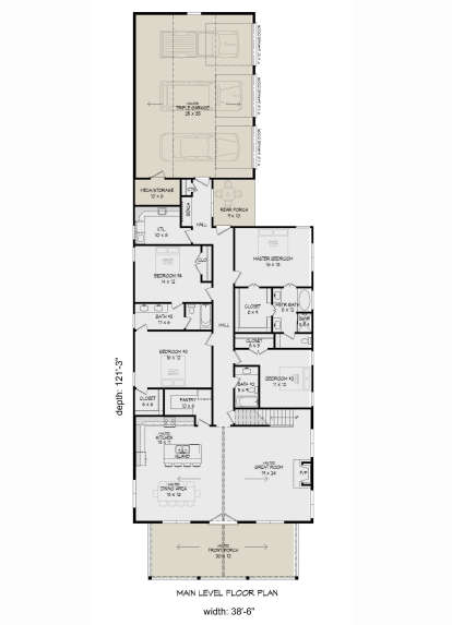 Main Floor for House Plan #940-00505