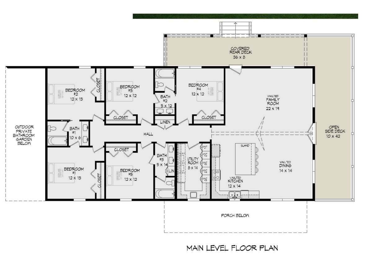 First Floor for House Plan #940-00506