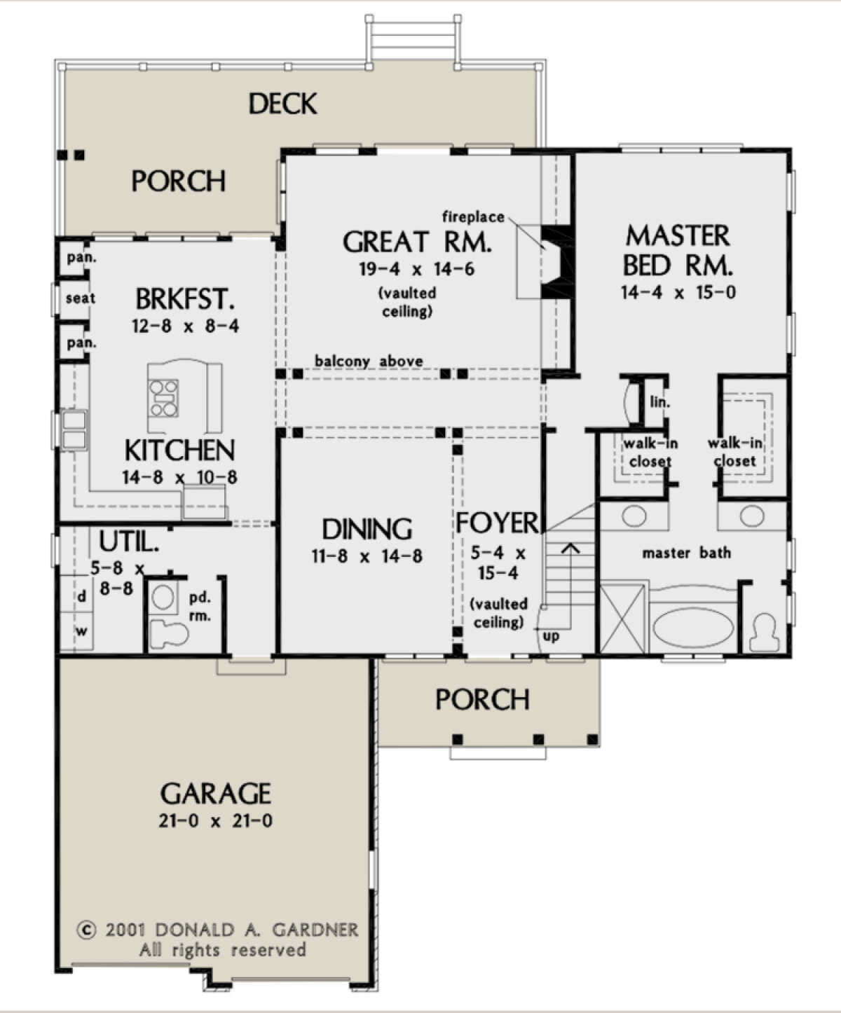 Main Floor  for House Plan #2865-00090