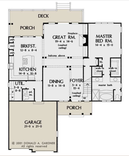 House Plan House Plan #26893 Drawing 1