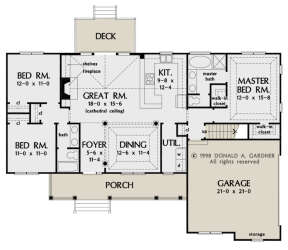 Main Floor  for House Plan #2865-00092
