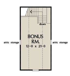 Bonus Room for House Plan #2865-00092