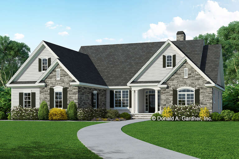Traditional House Plan #2865-00093 Elevation Photo
