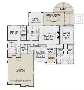 Main Floor  for House Plan #2865-00093
